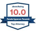Avvo Rating | 10.0 | Pamela Epperson Panasiuk | Top Attorney